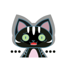 暴れ猫-booli cat（個別スタンプ：4）