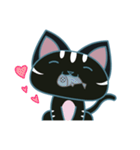 暴れ猫-booli cat（個別スタンプ：5）