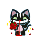 暴れ猫-booli cat（個別スタンプ：7）