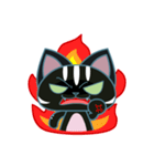 暴れ猫-booli cat（個別スタンプ：13）