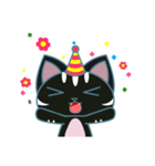 暴れ猫-booli cat（個別スタンプ：16）