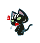 暴れ猫-booli cat（個別スタンプ：26）