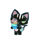 暴れ猫-booli cat（個別スタンプ：33）