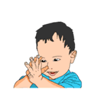 Practical ＆ Lovely sign language texture（個別スタンプ：24）