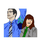Practical ＆ Lovely sign language texture（個別スタンプ：34）