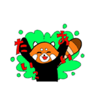 レッサーパンダの日常 2(改）（日本語）（個別スタンプ：10）