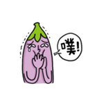 Mr. Eggplant  likes to rip on people.（個別スタンプ：19）