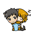 Wolf ＆ Tiger（個別スタンプ：33）