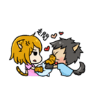 Wolf ＆ Tiger（個別スタンプ：37）