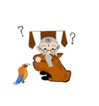 Scholar＆autumn grandfather（個別スタンプ：1）