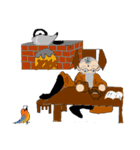Scholar＆autumn grandfather（個別スタンプ：5）
