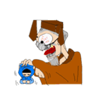 Scholar＆autumn grandfather（個別スタンプ：7）