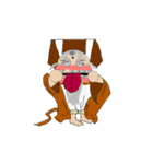 Scholar＆autumn grandfather（個別スタンプ：11）