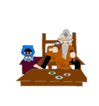 Scholar＆autumn grandfather（個別スタンプ：16）