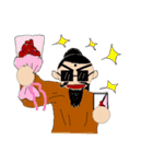 Scholar＆autumn grandfather（個別スタンプ：22）