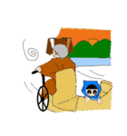 Scholar＆autumn grandfather（個別スタンプ：24）