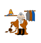 Scholar＆autumn grandfather（個別スタンプ：31）