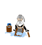 Scholar＆autumn grandfather（個別スタンプ：33）