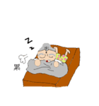 Scholar＆autumn grandfather（個別スタンプ：39）