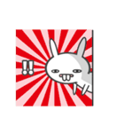 うさぎさん。なんです。（個別スタンプ：3）