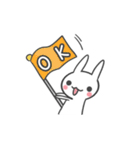 うさぎさん。なんです。（個別スタンプ：5）