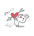 うさぎさん。なんです。（個別スタンプ：22）