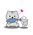 Gray cat(Wink articles)（個別スタンプ：40）