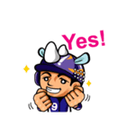 Chuan-Chuan,Chia-Chia Home Run（個別スタンプ：1）