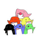 カラフル☆イルカスタンプ（個別スタンプ：40）