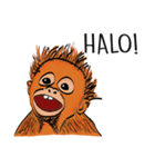 Baby Orangutan (Indonesian)（個別スタンプ：1）