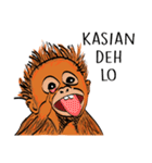 Baby Orangutan (Indonesian)（個別スタンプ：12）