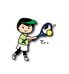くーちゃんはテニス好き（個別スタンプ：23）
