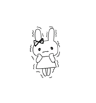 リボンのうさちゃん（個別スタンプ：10）
