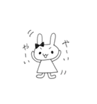 リボンのうさちゃん（個別スタンプ：18）