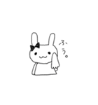 リボンのうさちゃん（個別スタンプ：20）