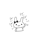 リボンのうさちゃん（個別スタンプ：22）