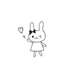 リボンのうさちゃん（個別スタンプ：28）