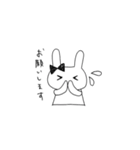 リボンのうさちゃん（個別スタンプ：32）