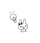 リボンのうさちゃん（個別スタンプ：34）