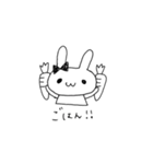 リボンのうさちゃん（個別スタンプ：35）