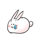 Cute white bunny（個別スタンプ：34）