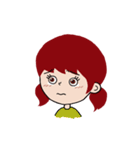 Red Haired Girl（個別スタンプ：21）