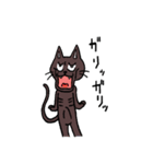 ブラックねこ（個別スタンプ：10）