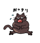 ブラックねこ（個別スタンプ：11）