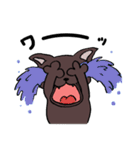 ブラックねこ（個別スタンプ：14）