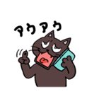 ブラックねこ（個別スタンプ：26）