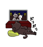 ブラックねこ（個別スタンプ：28）