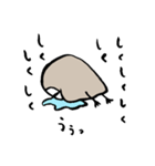 頑張れ！気弱でドジっ子な筆フクロウ君（個別スタンプ：14）