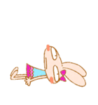 げんきうさぎミミミちゃん（個別スタンプ：3）