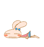 げんきうさぎミミミちゃん（個別スタンプ：4）
